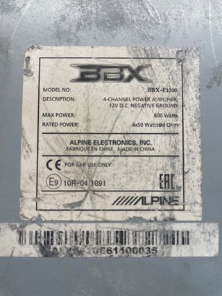 Etapa de potencia Alpine 1200