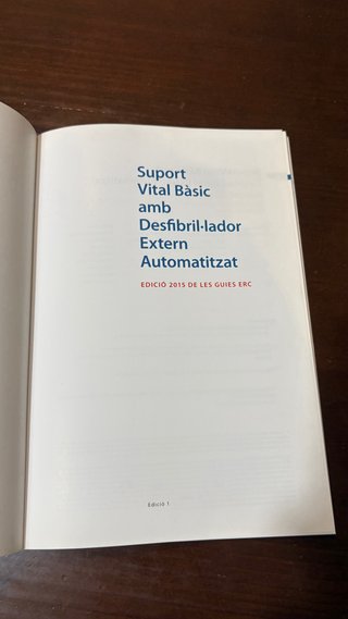 Suport Vital Bàsic amb desfibril.lador extern...