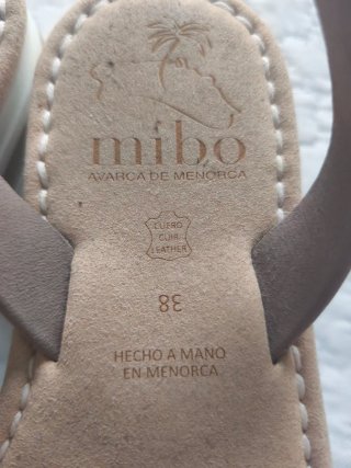 Avarcas menorquinas Beige Talla 38