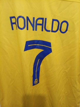 Camiseta Al Nassr CR7 Nike Amarilla