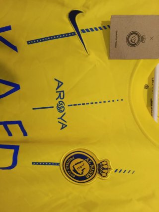 Camiseta Al Nassr CR7 Nike Amarilla