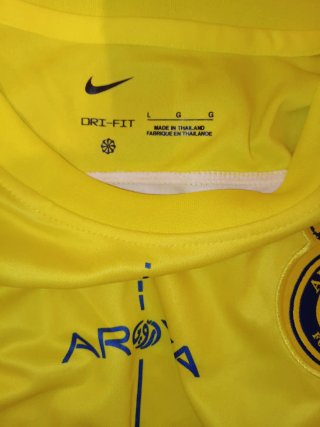 Camiseta Al Nassr CR7 Nike Amarilla