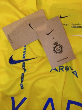 Camiseta Al Nassr CR7 Nike Amarilla