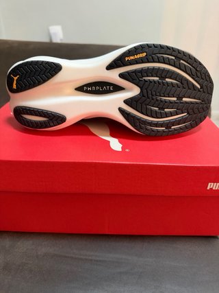 Zapatillas Running Puma DEVIATE NITRO Naranja/Rojo