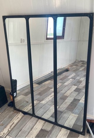 Espejo Maison Du Monde Negro Metal 120x95