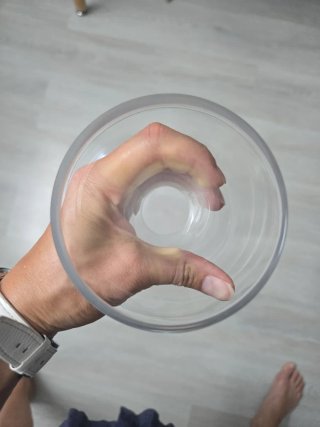 Botella decantador vino cristal