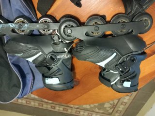 Patines en línea Oxelo y protecciones