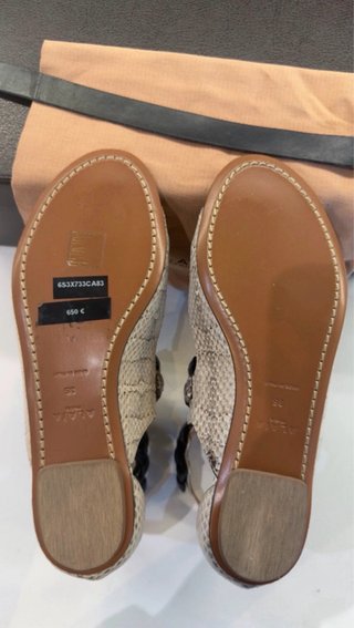 Alaïa sandalias de cuero