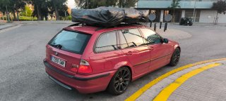 BMW e46 touring, 2004 pegatina medioambiental B