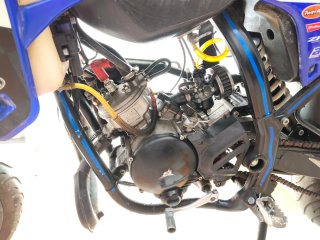 Sherco 49cc Supermotard Azul y Blanca