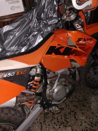 KTM 450 EXC Enduro/Motocross Naranja