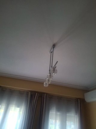 Lámpara de techo 4 plafones