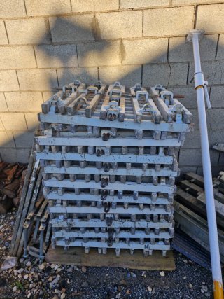 Lote de encofrados para construcción