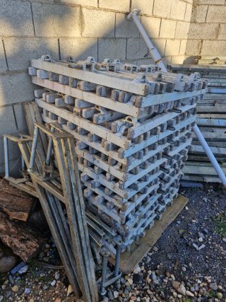 Lote de encofrados para construcción