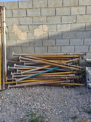 Lote de encofrados para construcción