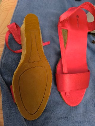 Sandalias fuxia Tiras Talla 38