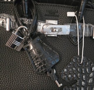 Bolso Negro Estilo Birkin