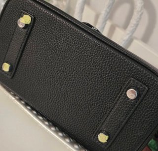 Bolso Negro Estilo Birkin