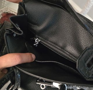 Bolso Negro Estilo Birkin
