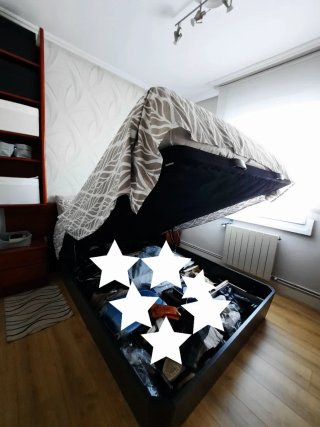 dormitorio matrimonio.con canapé abatible