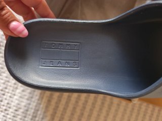 Chanclas Tommy Jeans plataforma azul