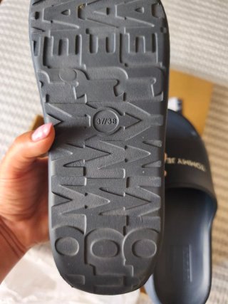 Chanclas Tommy Jeans plataforma azul
