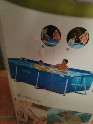 Piscina Rectangular Intex 2.60m x 1.60m x 65cm