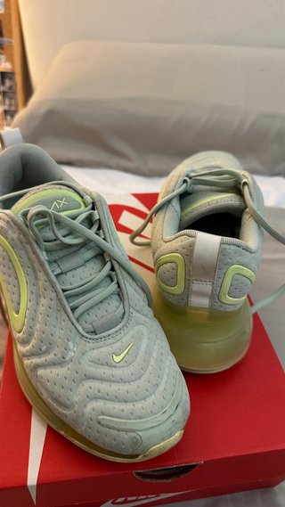 Nike Air Max 720 verde agua y amarillo fosforito