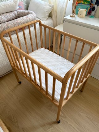 Mini cuna madera Zara Home + colchón