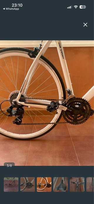 Bicicleta Da Vinci Carretera Blanca