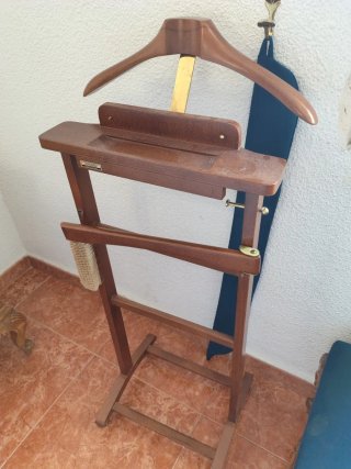 Galán de noche madera y latón
