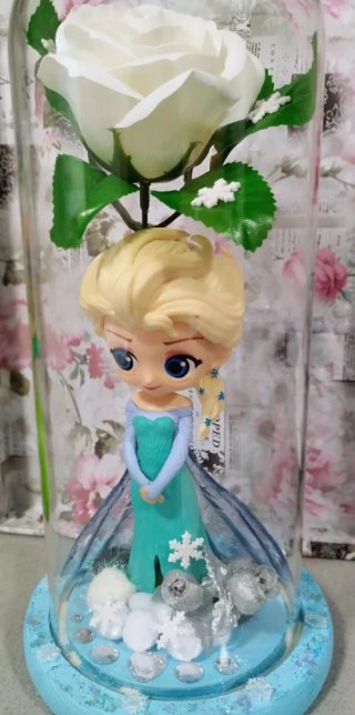 Figuras Disney Princesas en Cúpula de Cristal