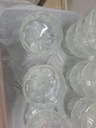 12 Copas Champán/Helado Cristal