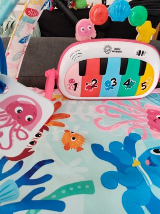 Gimnasio Bebé Baby Einstein Piano Marino
