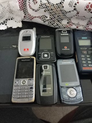 Lote de teléfonos antiguos Motorola