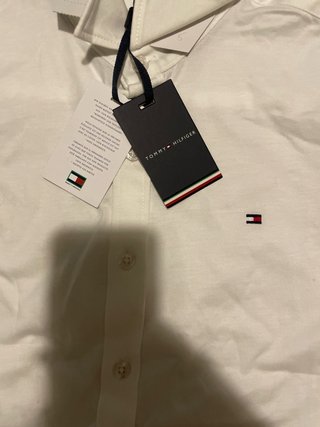 Camicia Tommy Hilfiger bianca ragazzo 152 Cm