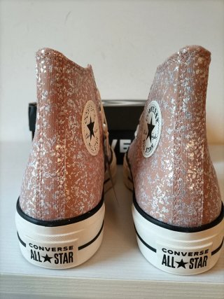 Converse Platform Glitter Rosa/ argento Tg 39