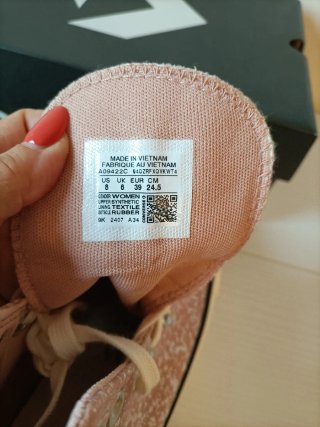 Converse Platform Glitter Rosa/ argento Tg 39