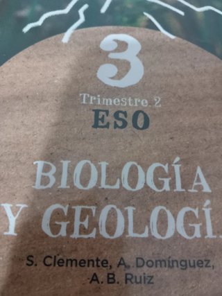 Biología y Geología 3°eso. Trimestre 1,  2 y 3.