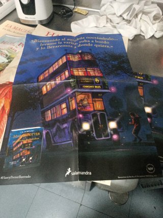 Lote 10 Posters Harry Potter Ilustrado