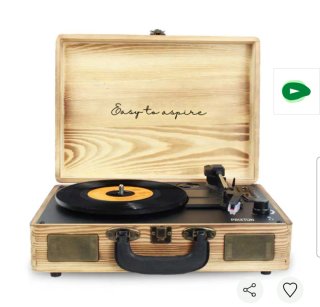 Tocadiscos Prixton VC400 Maletín Madera