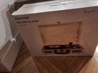Tocadiscos Prixton VC400 Maletín Madera