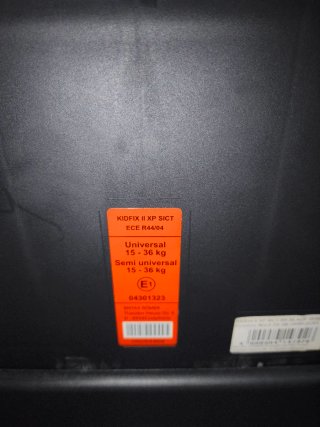 Silla de coche Britax Römer negra