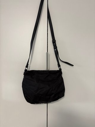 Bolso bandolera negro Mango