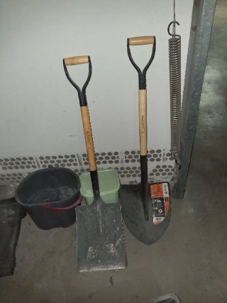 Set de 2 palas: redonda y cuadrada