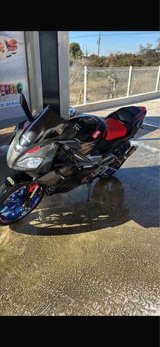 Aprilia RS 125 2T Moto Deportiva Negra/Roja
