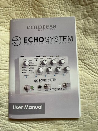 Empress Echosystem comprado en Junio 2026 + Cover