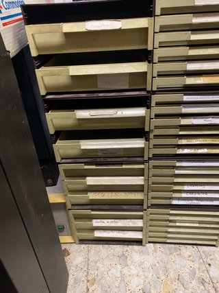 Lote 10 archivadores plástico a clasificar papeles
