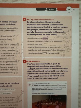 Seqüències. Llengua catalana i literatura 4 ESO