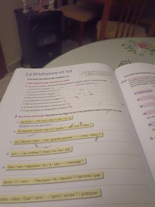 Cuaderno de francés